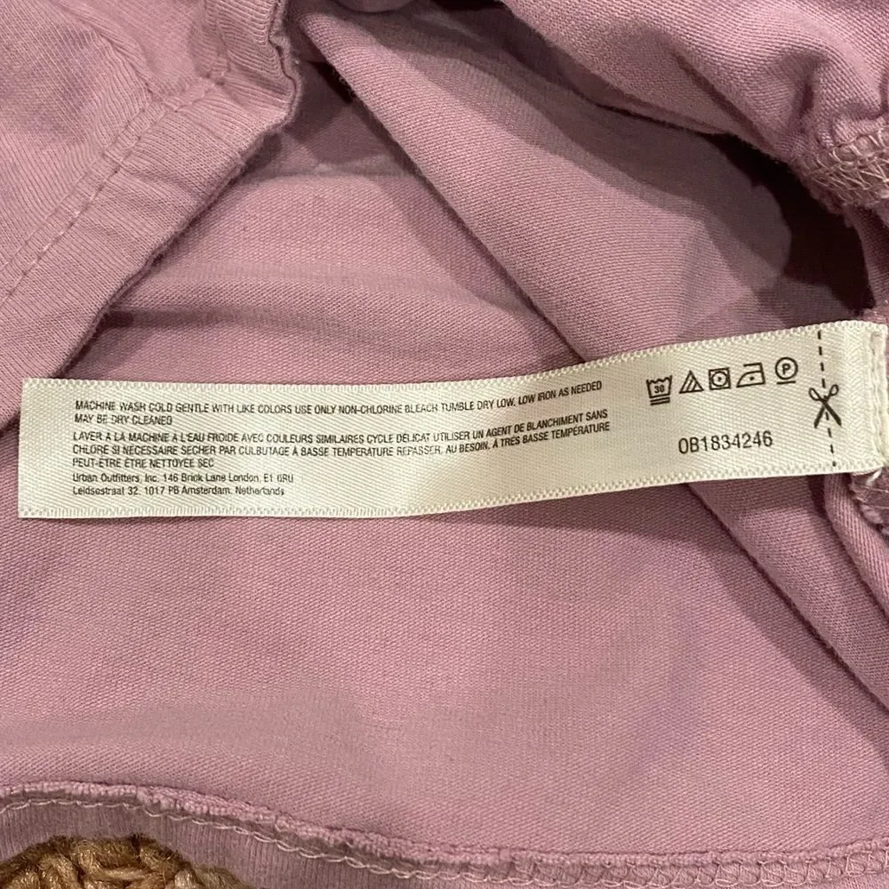 Anthropologie Daily Practice Womens Long Sleeve Seamed Tee Size S Lilac Purple - Picture 3 of 6